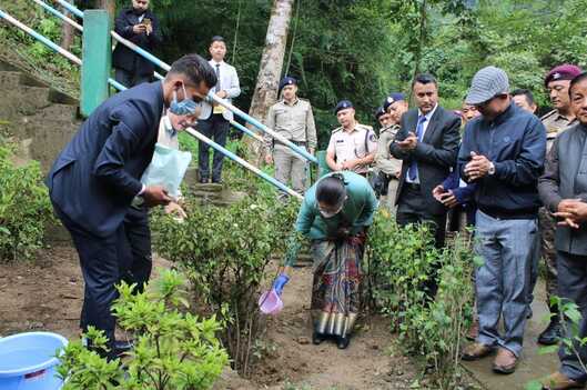 Mega Legal Awareness and Outreach Programme on 24th September, 2022 at Government Senior Secondary School, Uttarey, Maneybong Block, Gyalshing District
