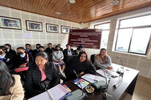 Legal Awareness on Protection of Children from Sexual Offences Act, 2012, Juvenile Justice (Care and Protection of Children) Act, 2015 and Human Trafficking was organized by the Sikkim SLSA on 12th November, 2022