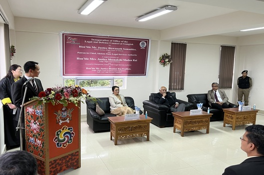 Inauguration of office of Legal Aid Defense Counsel located at the ADR Centre at District & Sessions Court, Gangtok