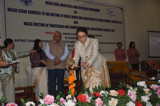 Mega Legal Awareness and Outreach Programme on 22nd April, 2023 at Jorethang Community Hall, Namchi District
