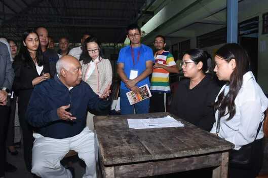 Hon’ble Mr. Justice Biswanath Somadder, Chief Justice, High Court of Sikkim and Patron-in-Chief, Sikkim SLSA visited the affected areas in Singtam and Rangpo and inspected the relief camps on 9th October, 2023