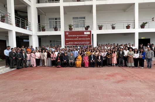 Positive Mental Health programme for Officers and Staff of District & Sub Divisional Courts in Sikkim and DLSAs & TLSCs held on 24.06.2023 at Sikkim Judicial Academy, Sokeythang.