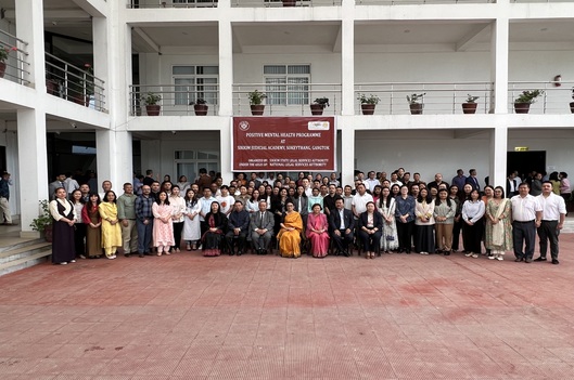 Positive Mental Health programme for Officers and Staff of District & Sub Divisional Courts in Sikkim and DLSAs & TLSCs held on 24.06.2023 at Sikkim Judicial Academy, Sokeythang.