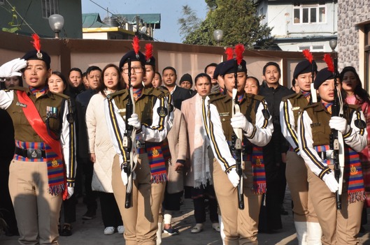 Celebration of 75th Republic Day on 26th January, 2024 at the office of Sikkim SLSA