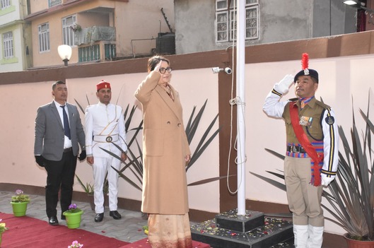 Celebration of 75th Republic Day on 26th January, 2024 at the office of Sikkim SLSA