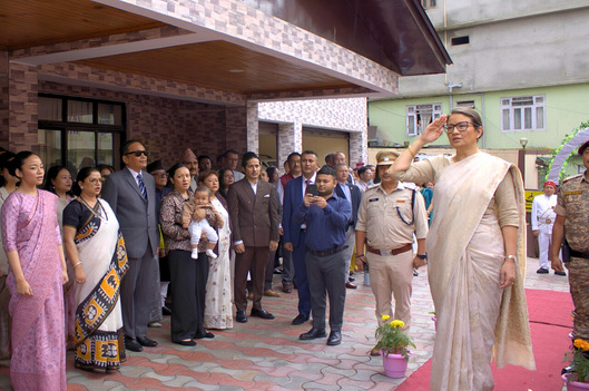 Celebration of 79th Independence Day on 15th August, 2025 in the office premises of Sikkim SLSA at Development Area, Gangtok