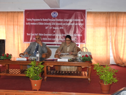 Training Programme for Student Para-legal Volunteers