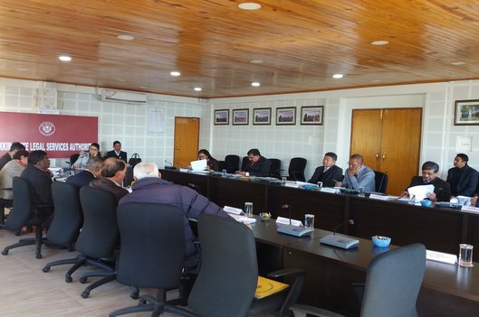 Annual Meeting of the Sikkim State Legal Services Authority was held on 29.12.2018 in the conference hall of Sikkim SLSA, Gangtok