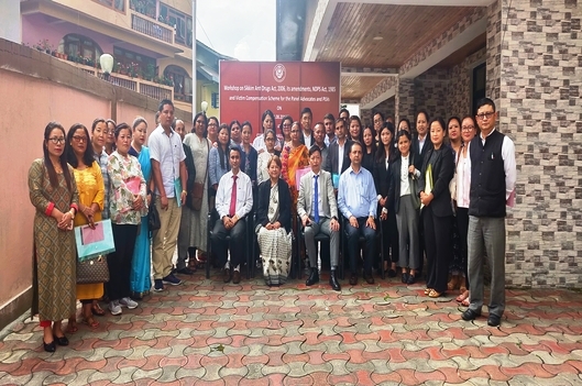 Sensitization Programme on the subjects Sikkim Anti Drugs Act, 2006 (as amended), Narcotic Drugs and Psychotropic Substances Act, 1985 and Victim Compensation Scheme (as amended) for Panel Advocates and Para-Legal Volunteers of the East District held on 31st August, 2019 (Saturday) in the Conference Hall of the Sikkim SLSA