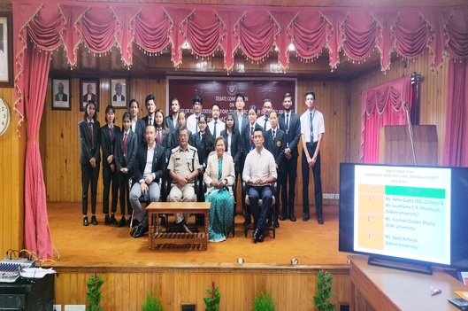 Debate Competition on Penalty Or Rehabilitation: Options To Be Exercised For Substance Abusers for the Students Of Colleges/Universities of Sikkim, on 5th August, 2019 at the Auditorium of the Honble High Court of Sikkim.