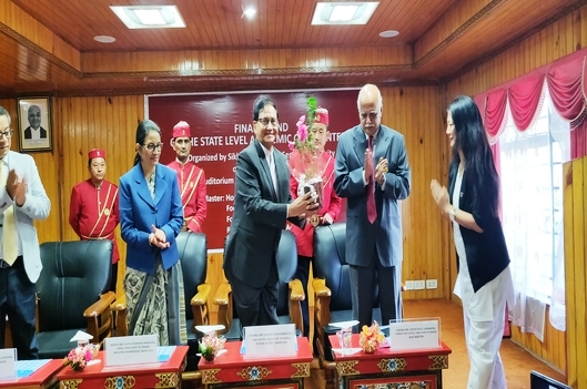 The final round of the Academic Quiz Contest was held on 6th August, 2019 (Tuesday) in the Auditorium of the Honble High Court of Sikkim.
