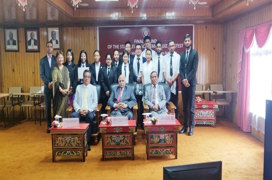 The final round of the Academic Quiz Contest was held on 6th August, 2019 (Tuesday) in the Auditorium of the Honble High Court of Sikkim.