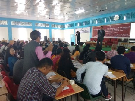 Training Programme for Teachers of the schools of East & North Districts of Sikkim teaching Lessons in Law for classes IX & XI on 27th & 28th May,2017