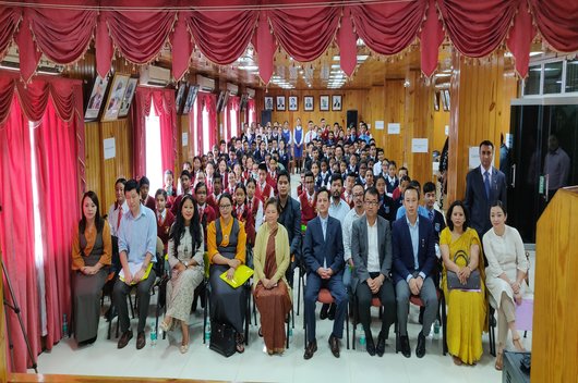 LECTURES ON THE IMPORTANCE OF FUNDAMENTAL DUTIES AS ENVISAGED IN ARTICLE 51A OF THE CONSTITUTION OF INDIA FOR THE LEGAL LITERACY CLUBS IN SCHOOLS BY SIKKIM SLSA was held on 04th August, 2018 AT AUDITORIUM, HIGH COURT OF SIKKIM.