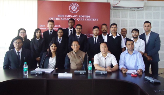 Preliminary Rounds of the Academic Quiz Contest held on 1st August, 2017 at Sikkim SLSA