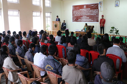 Awareness/Sensitization programme on Protection of Children from Sexual Offences Act, 2012, Protection of Women from Domestic Violence Act, 2005, Maintenance and Welfare of Parents and Senior Citizens Act, 2007, Juvenile Justice (Care and Protection of Children) Act, 2015 and Adoption in terms of the Juvenile Justice (Care and Protection of Children) Act, 2015 held on 03rd May, 2019 at Chungthang, North Sikkim