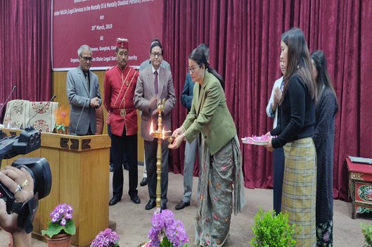 Sensitization programme on Mental Health under NALSA (Legal Services to the Mentally ILL and Mentally Disabled Persons) Scheme, 2015 held on 29th March 2019 at Chintan Bhawan, Gangtok, East Sikkim