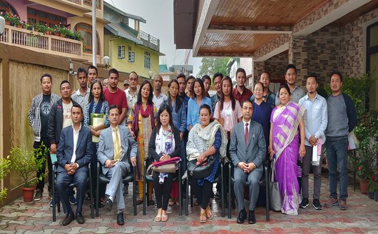 Training Programme for Counsellors of all De-Addiction and Rehabilitation Centres of Sikkim held on 06.10.2018 at Training Hall, Sikkim SLSA