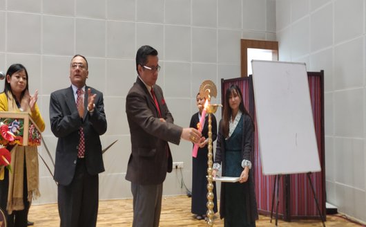 Launching of the Mental Health Programme for the employees of Government Departments on the occasion of 'WORLD MENTAL HEALTH DAY'held on 10.10.2018 at Sikkim Judicial Academy, Sokeythang, East Sikkim