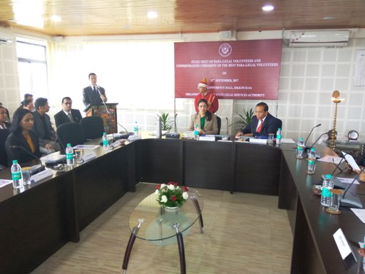 State Meet of Para-Legal Volunteers and Commendation Ceremony of the Best Para-Legal Volunteers on 23rd September, 2017 at Conference Hall, Sikkim SLSA