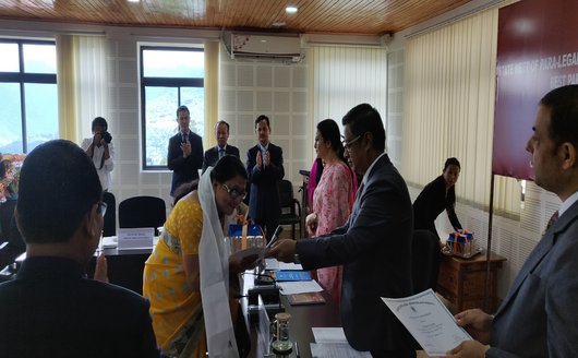 STATE MEET OF PARA-LEGAL VOLUNTEERS AND COMMENDATION FOR BEST PARA-LEGAL VOLUNTEERS HELD ON 22nd SEPTEMBER, 2018 AT CONFERENCE HALL OF SIKKIM SLSA