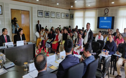 STATE MEET OF PARA-LEGAL VOLUNTEERS AND COMMENDATION FOR BEST PARA-LEGAL VOLUNTEERS HELD ON 22nd SEPTEMBER, 2018 AT CONFERENCE HALL OF SIKKIM SLSA