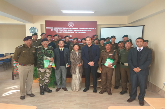 Training and Sensitization Programme for Prison Officials on their functions, duties ans Responsibilities VIS-A-VIS the Rights of the Prisoners on 25.11.2017