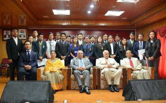 Final Rounds of the Academic Quiz Contest held on 19th August, 2017 at Auditorium, High Court of Sikkim