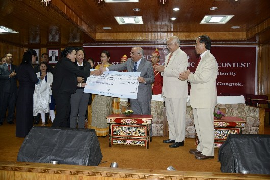 Final Rounds of the Academic Quiz Contest held on 19th August, 2017 at Auditorium, High Court of Sikkim