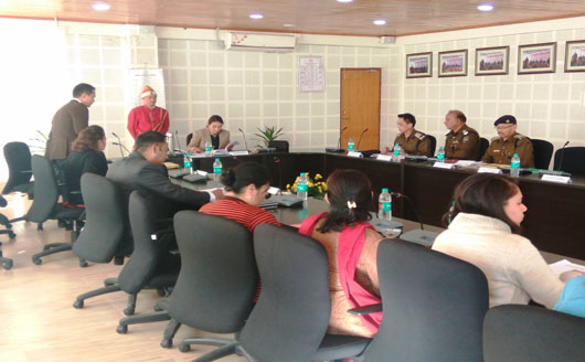 Meeting of Sikkim SLSA with the Prison Authorities, Counselors of Rehabilitation  Centres of Sikkim and Psychiatrists of STNM and Sikkim Manipal Institute of Medical Sciences