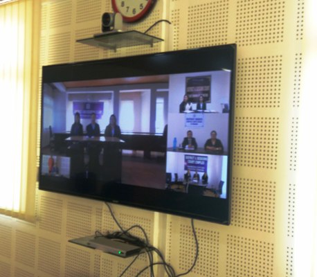 The first Video Conference between Sikkim SLSA and DLSAs held on 16.09.2017