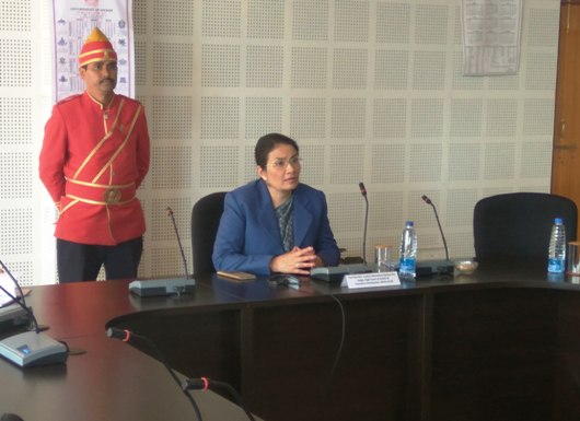 The first Video Conference between Sikkim SLSA and DLSAs held on 16.09.2017