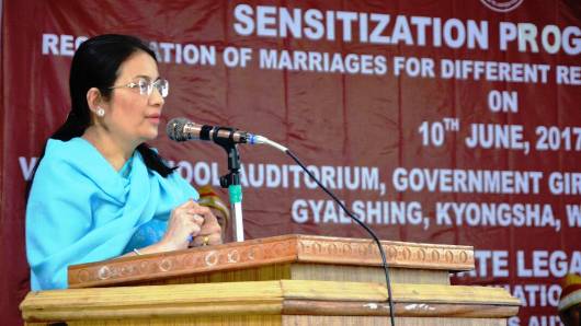 Registration of Marriages for different Religious Communities in Sikkim held at Gyalshing, West Sikkim on 10th June, 2017